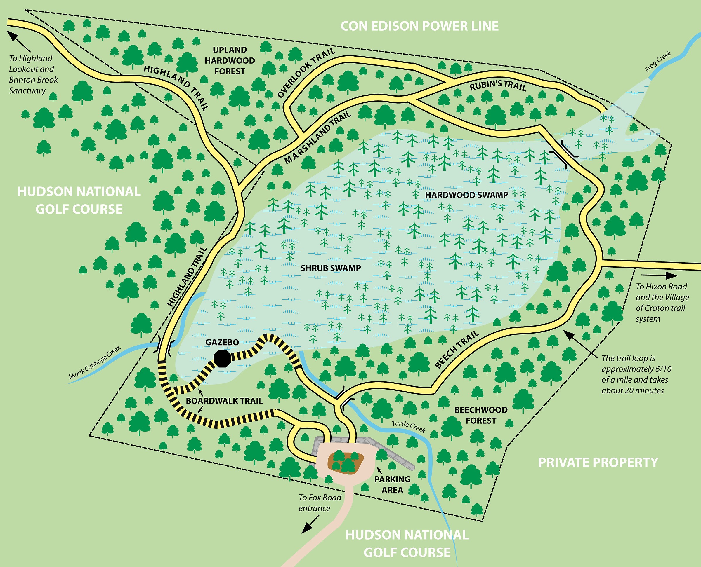Croton Arboretum Trailhead Natural Atlas