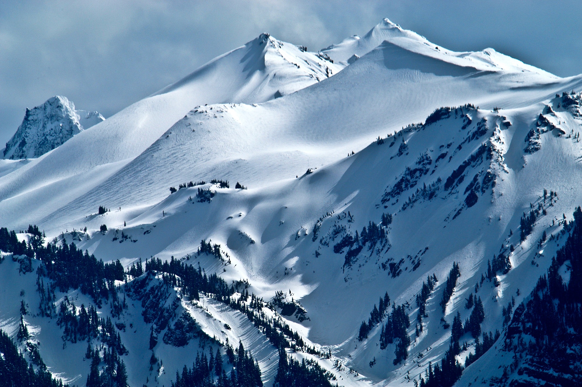Aerial view of Goat Rocks Wilderness