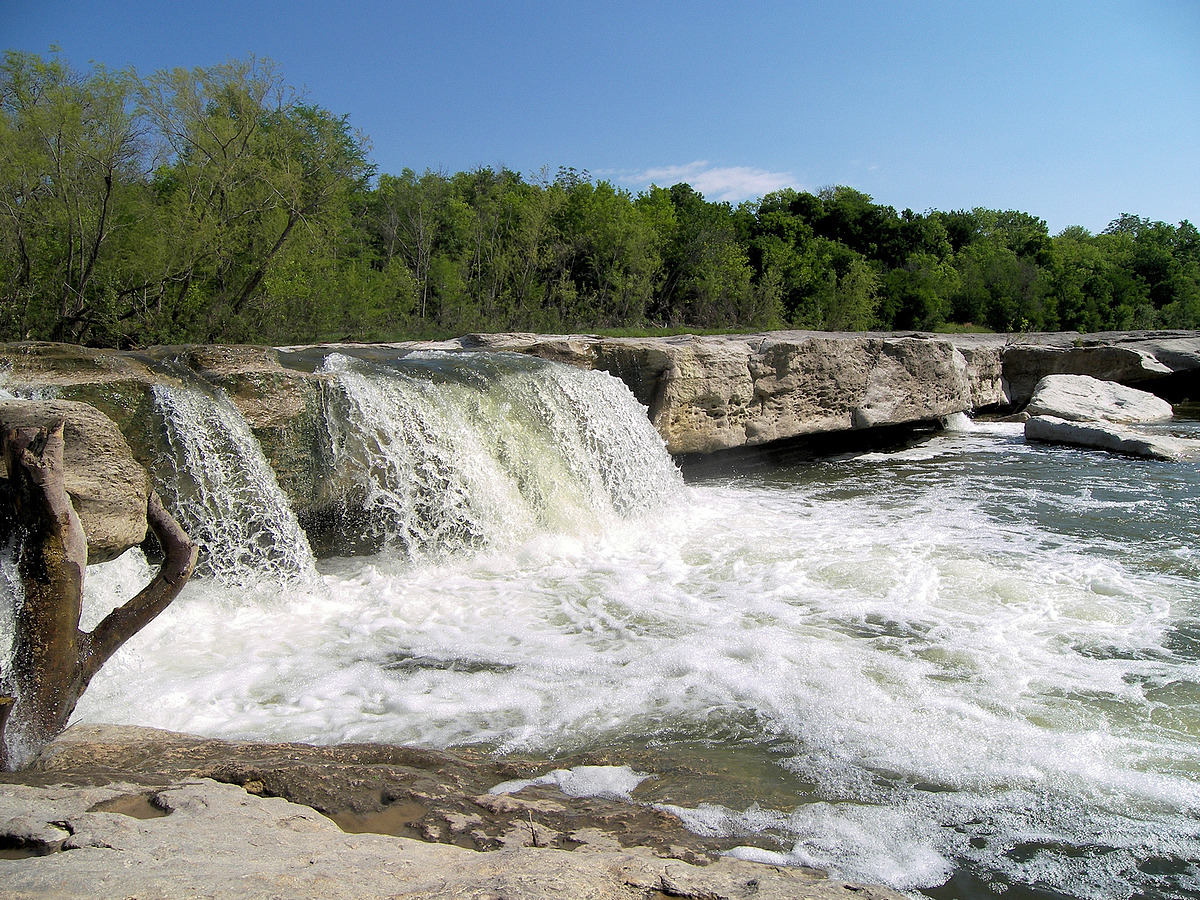 Upper and Lower Falls on Onion Creek photo 2