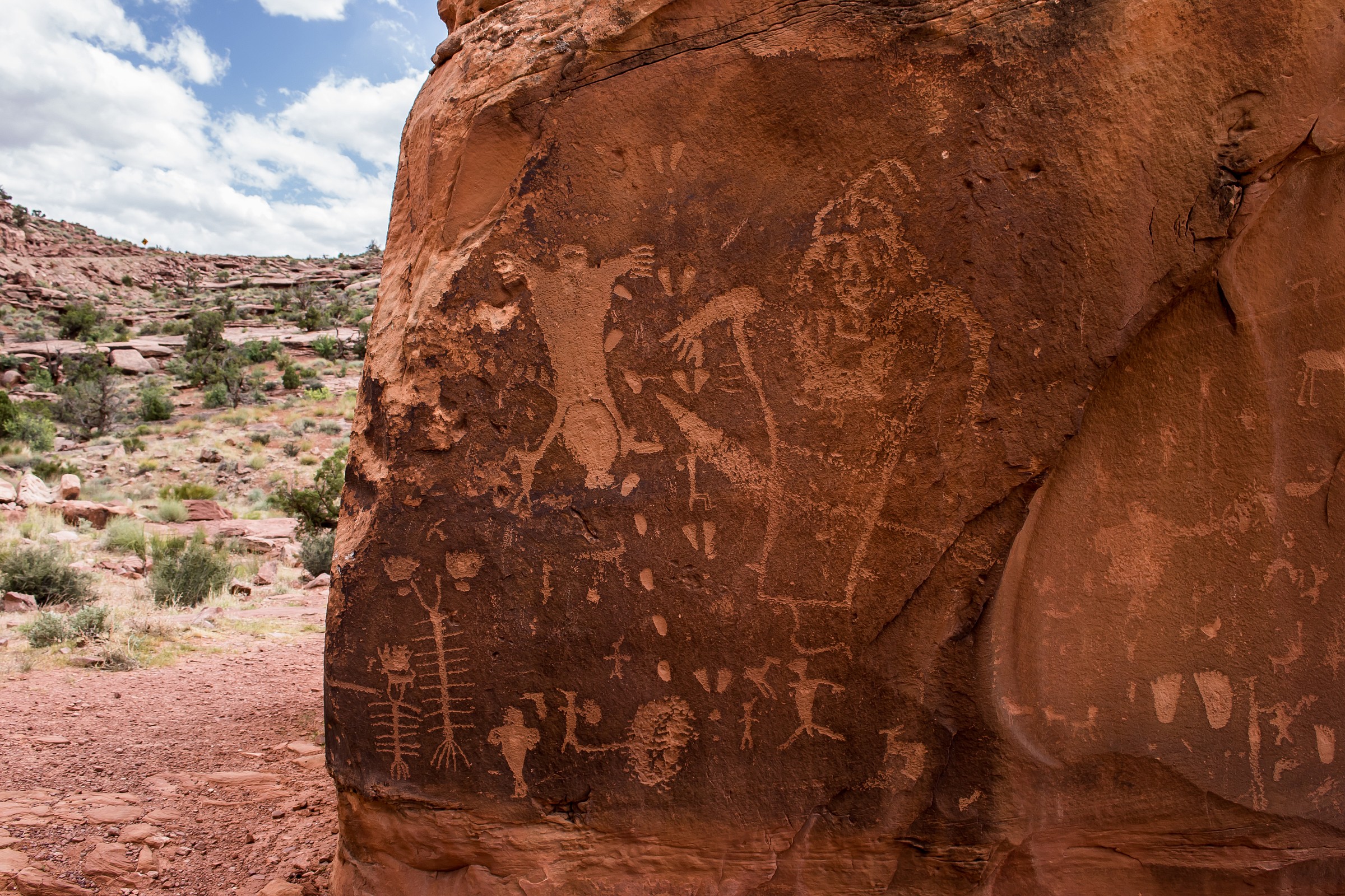 Birthing Scene Petroglyph Natural Atlas