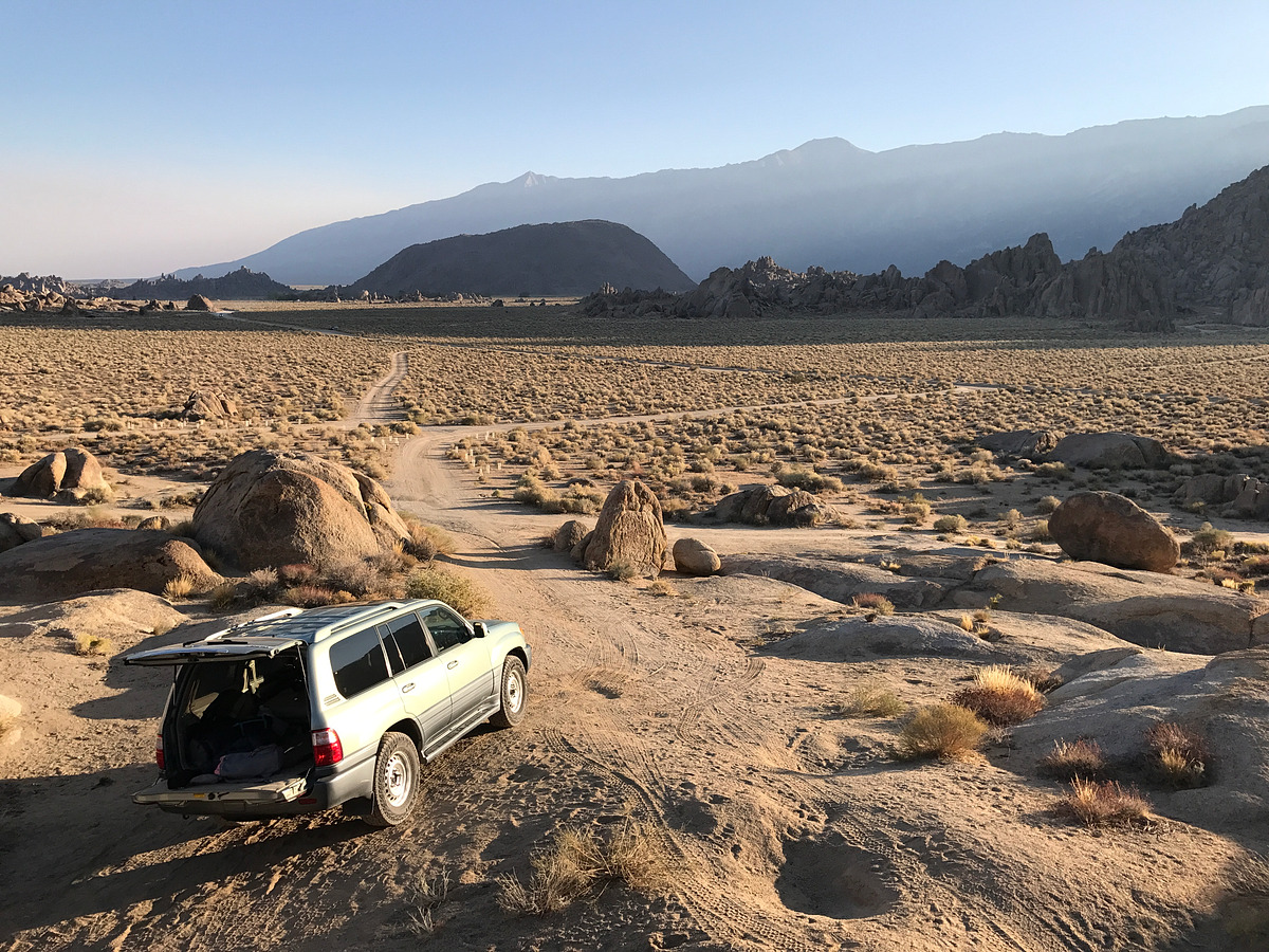 Alabama Hills Dispersed Camping Area Natural Atlas