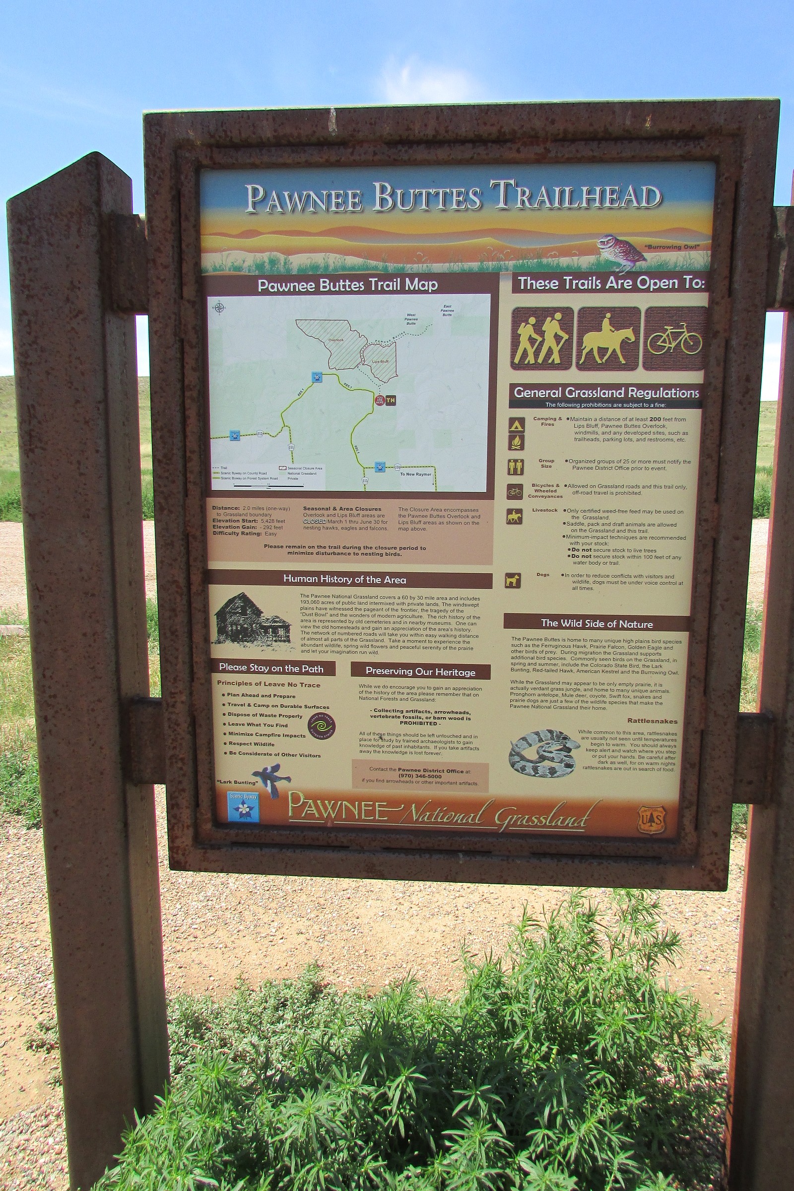 Pawnee Buttes Trailhead Natural Atlas