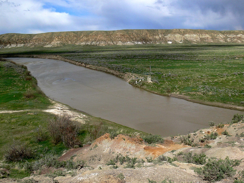 Milk River Map, MT Natural Atlas