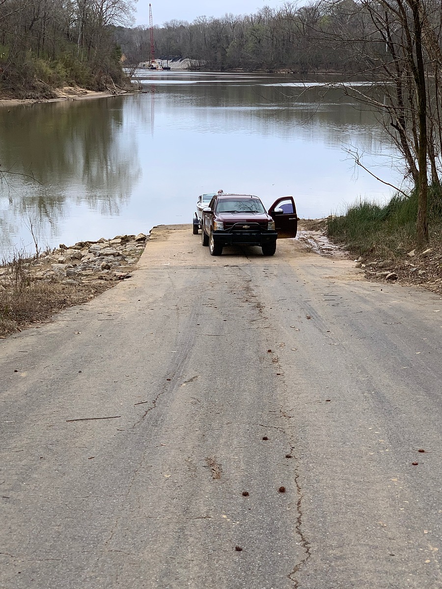 Black Warrior River Map, AL Natural Atlas